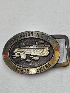 Brass Belt Buckle Darlington Nuclear Generating Station Safety Award
